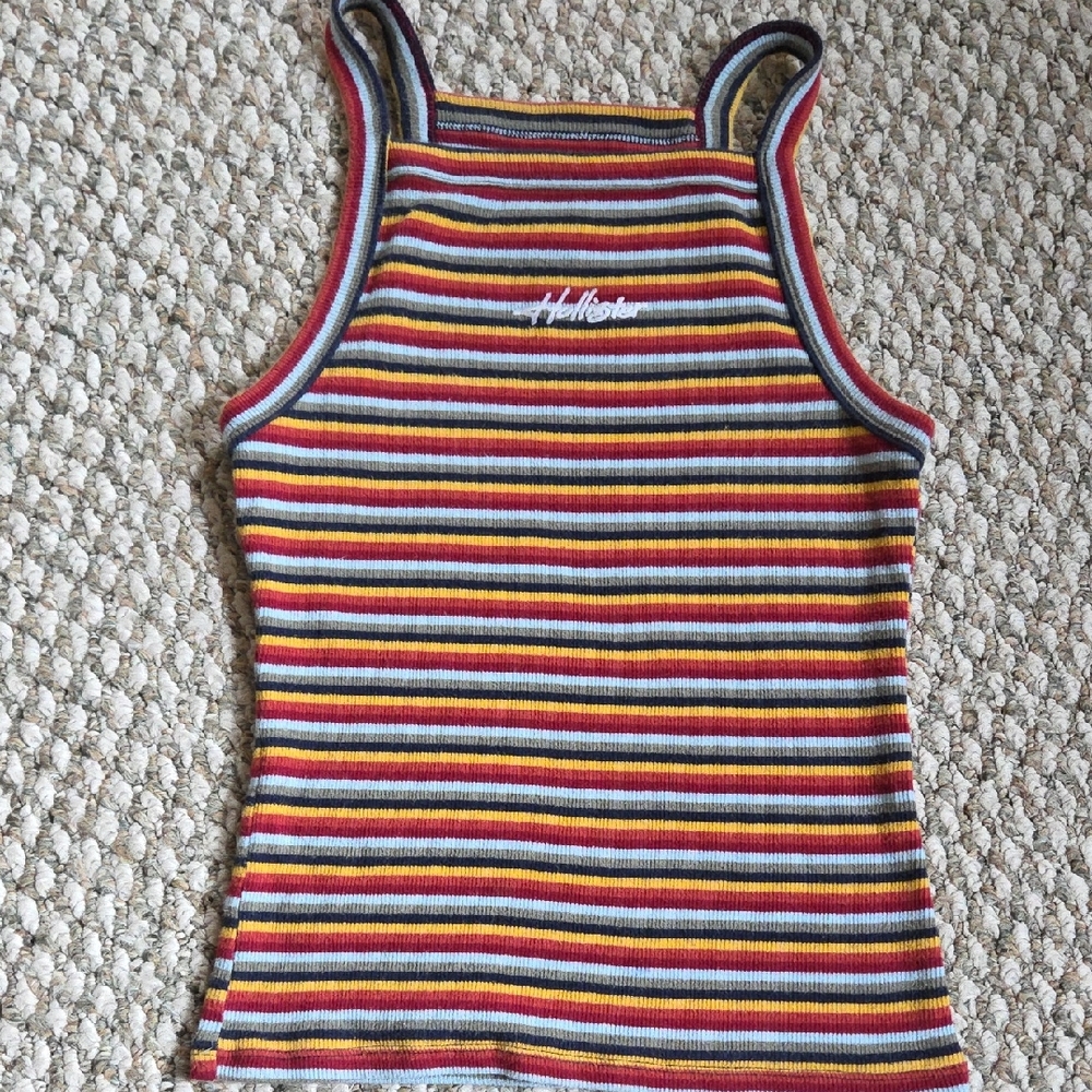 Pick 4 For $25! Hollister Multicolor Striped Slim Tank